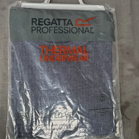 REGATTA LONG SLEEVE THERMAL VEST IN GREY SIZE MEDIUM