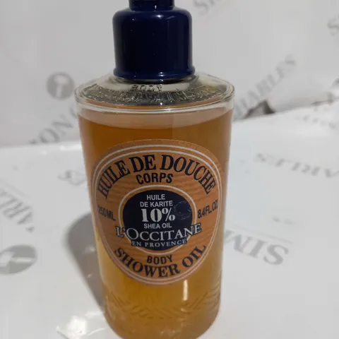 L'OCCITANE SHEA BODY SHOWER OIL 250ML