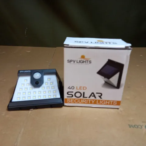 SPV LIGHTS 40 LED SOLAR SECURITY LIGHTS