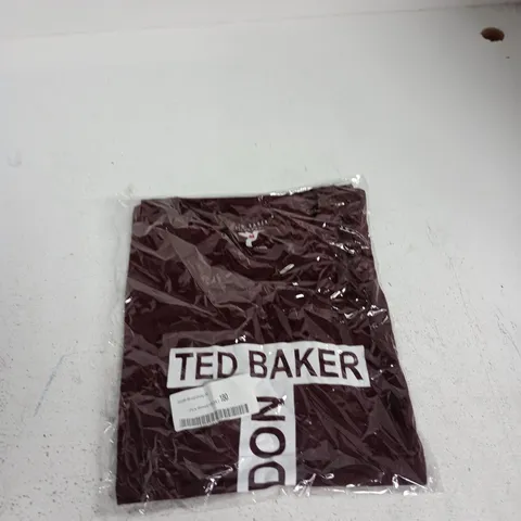 TED BAKER LONDON BURGUNDY TOP – SIZE M
