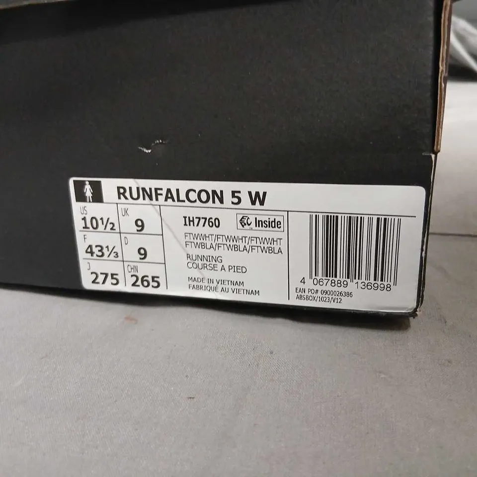 ADIDAS RUN FALCON 5 W WOMEN'S RUNNING SHOES – UK SIZE 9