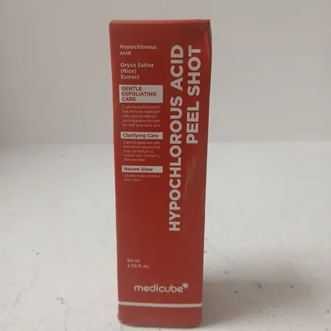 BOXED AND SEALED MEDICUBE HYPOCHLOROUS ACID PEEL SHOT (80ML)