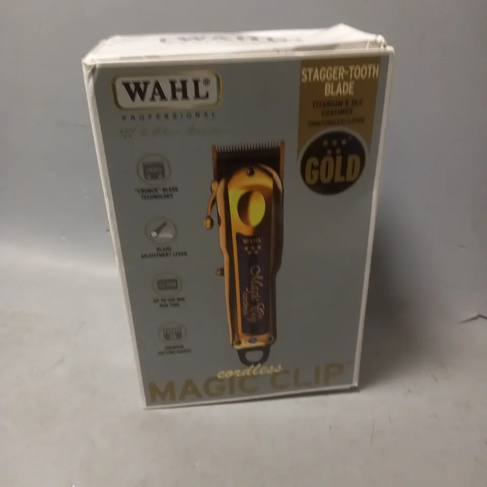 BOXED WAHL CORDLESS MAGIC CLIP 