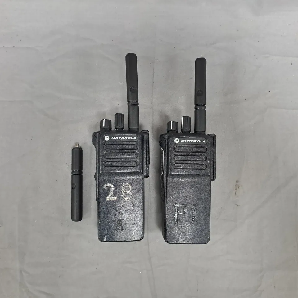 MOTOROLA DP4400E TWO-WAY RADIOS (PAIR)