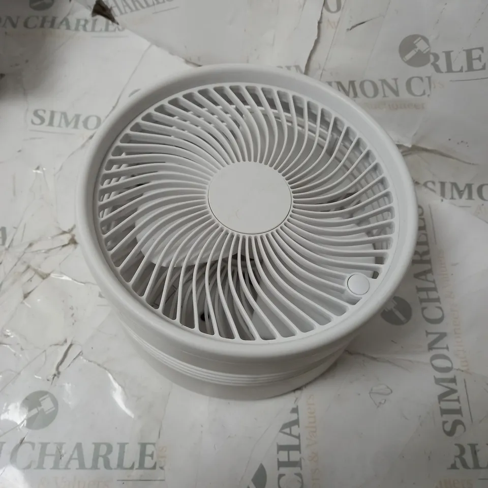 FOLD AWAY FAN WHITE 2 IN 1 FLOOR & TABLE FAN 