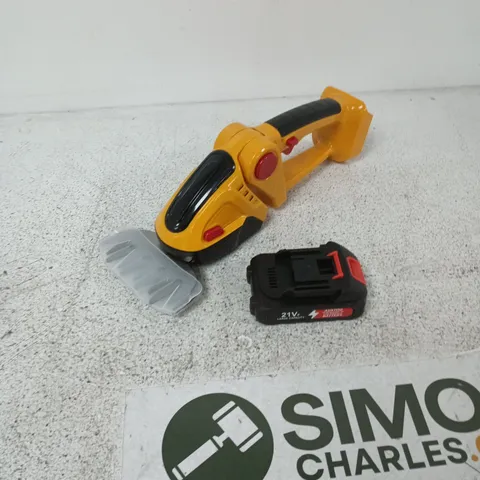 TOY CHAINSAW – YELLOW WITH BATTERY PACK (22V) – UNBOXED