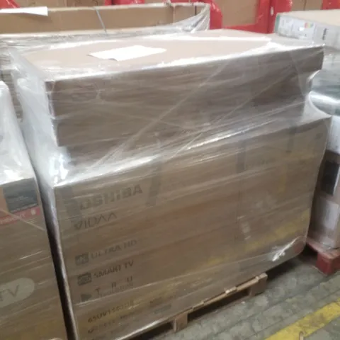 PALLET CONTAINING 10 ASSORTED DAMAGED TVS