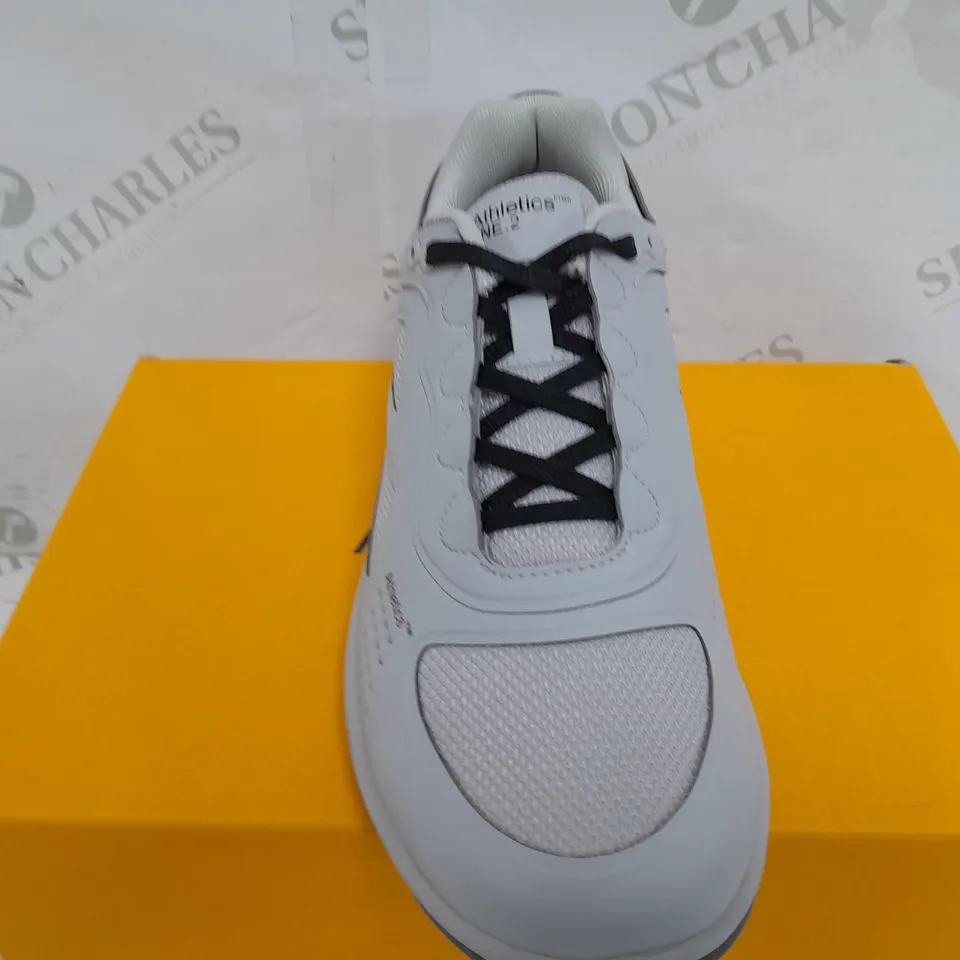 BOXED PAIR OF ATHLETICS ONE.2 TRAINERS IN CLAY - UK 6