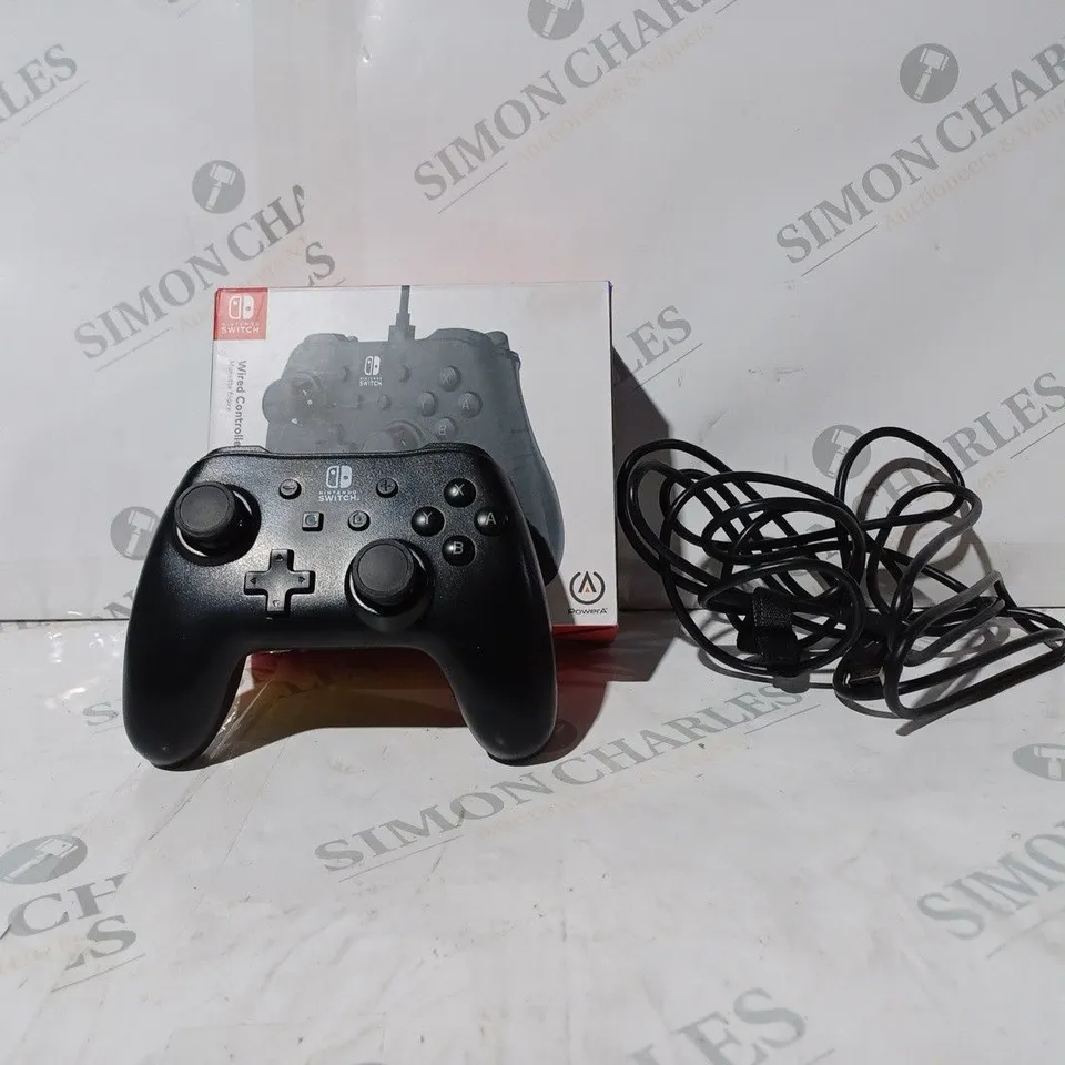 BOXED NINTENDO SWITCH WIRED CONTROLLER-BLACK 