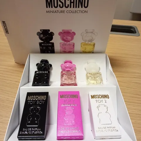 BOXED MOSCHINO MINIATURE COLLECTION