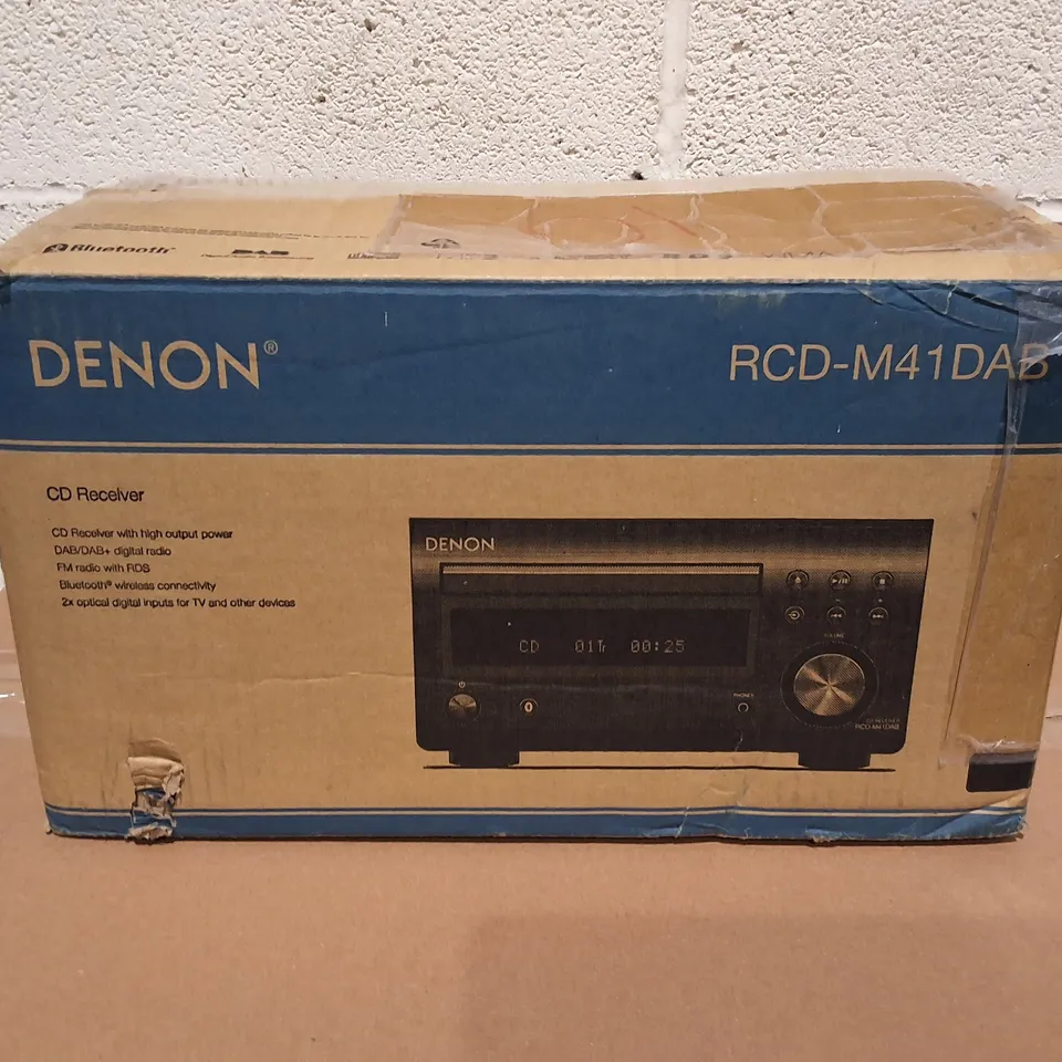 BOXED DENON CD RECEIVER - RC-M41DAB