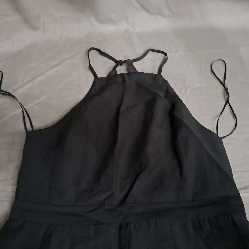 NOBODYS CHILD TESS BLACK JUMPSUIT - UK 10