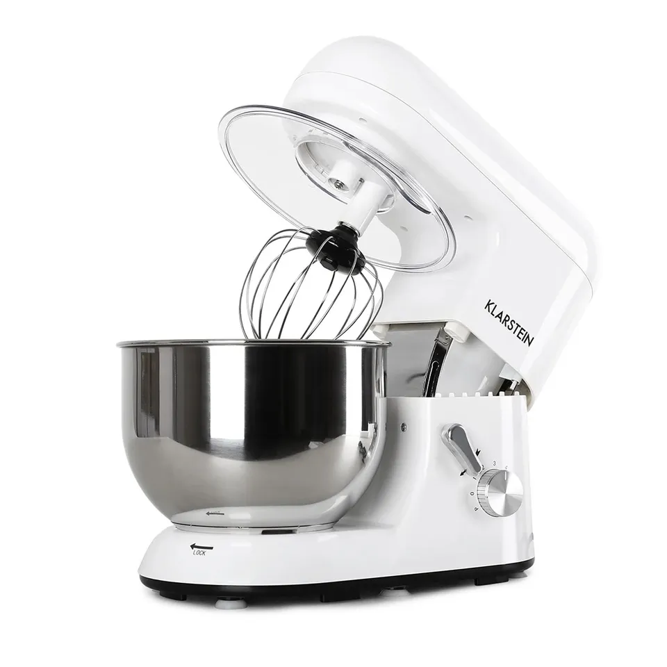 BOXED KLARSTEIN BELLA 1800W 5L STAND MIXER WHITE