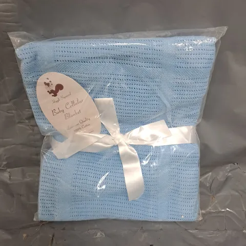 HIGGLE SQUIRREL BABY CELLULAR BLANKET 
