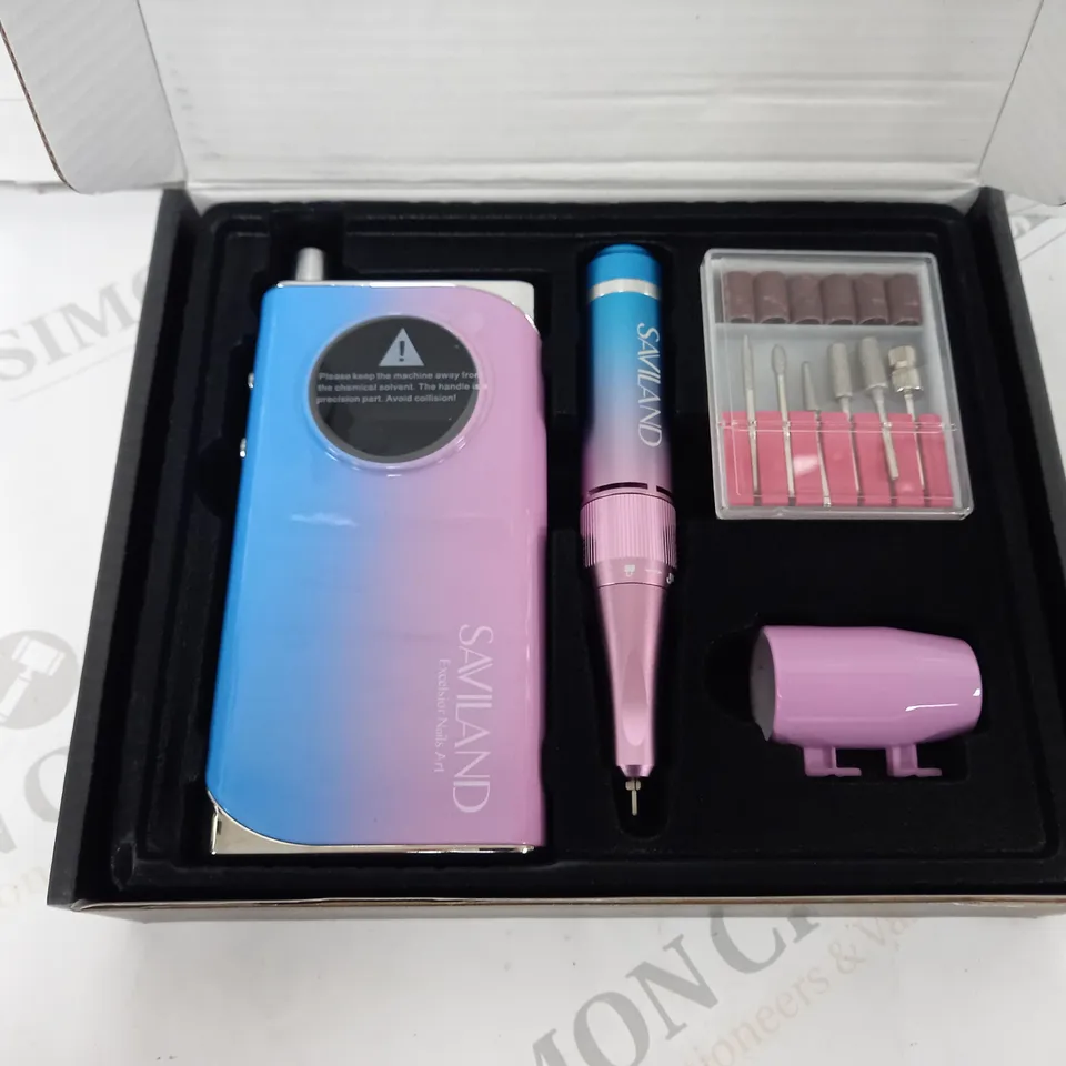 BOXED SAVILAND PORTABLE ELECTRIC NAIL DRILL