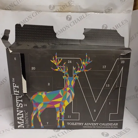 MAN'STUFF CHRISTMASS TOILETRY ADVENT CALENDAR