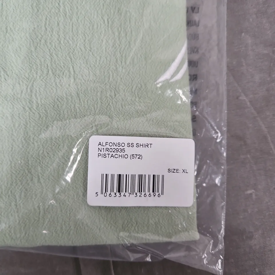 BAGGED NAUTICA SHIRT - PISTACHIO GREEN, XL