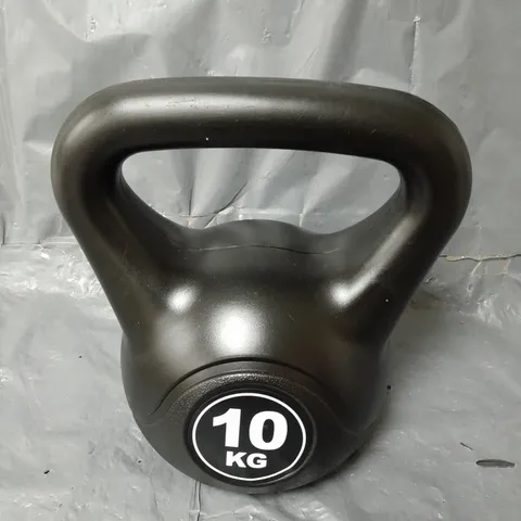 10kg KETTLEBELL WEIGHT IN BLACK - COLLECTION ONLY