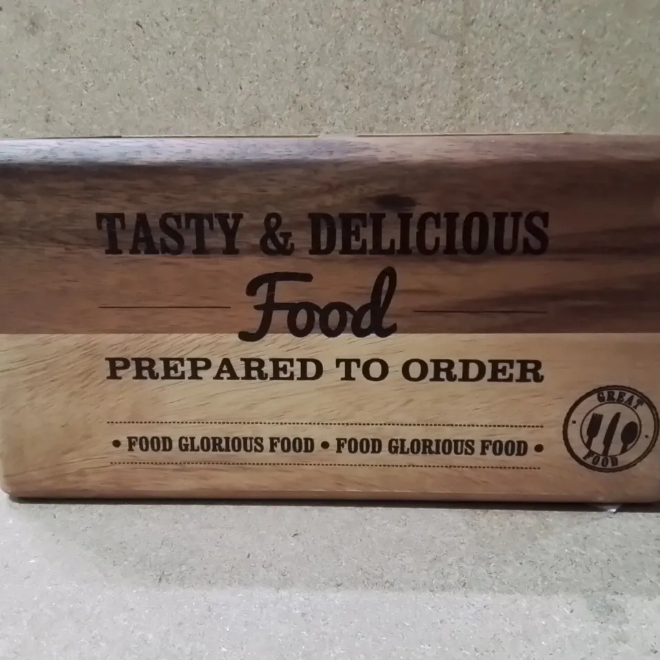 BAGGED CUTLERY HOLDERS WOODEN OAK 