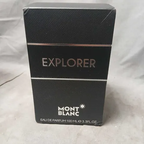BOXED AND SEALED MONT BLANC EXPLORER EAU DE PARFUM 100ML