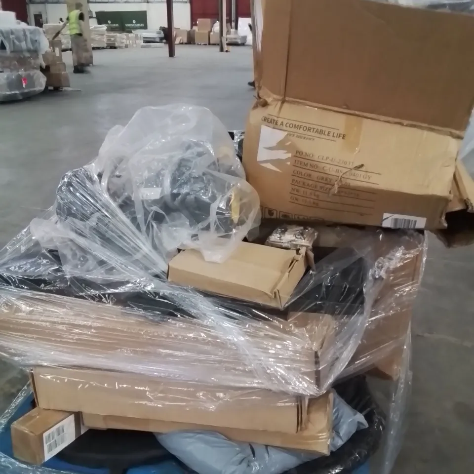 PALLET CONTAINING VARIOUS ASSORTED BOXED INCOMPLETE HOUSEHOLD ITEMS ETC.