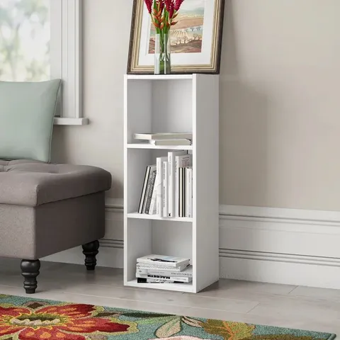 BOXED SWARNA BOOKCASE - WHITE (1 BOX)