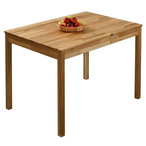 BOXED JULIANA SOLID WOOD DINING TABLE (1 BOX)