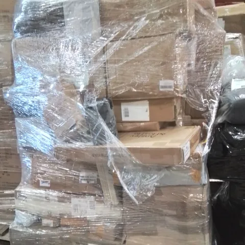 PALLET OF ASSORTED HOUSEHOLD GOODS AND PRODUCTS TO INCLUDE;TOOLBOX STORAGE COMPARTMENT,WINDOW CLEANER ROBOT,RETRACTABLE SAFETY GATE 