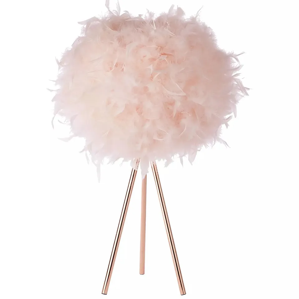 ELLIE TABLE LAMP - BLUSH RRP £45