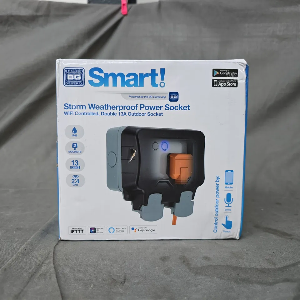 BOXED STORM WEATHERPROOF POWER SOCKET