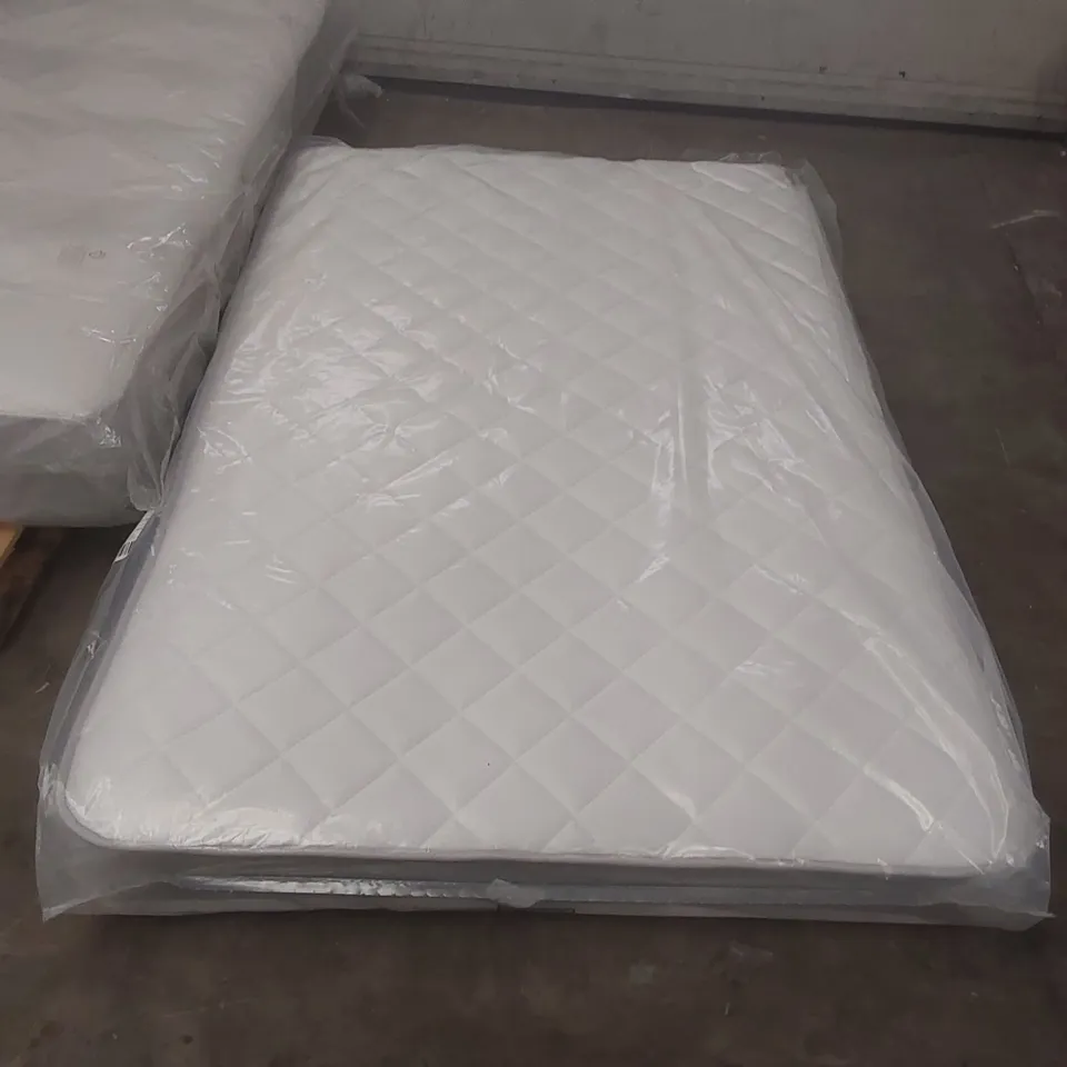QUALITY BAGGED 120CM AIRSPRUNG MEMORY COMFORT SMALL DOUBLE MATTRESS