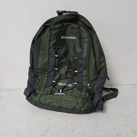 EUROHIKE HIKING BACKPACK – GREEN DAYPACK FOR CAMPING & OUTDOORS