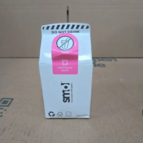 APPROXIMATELY 12 CARTONS OF SMOL WASHING UP LIQUID REFILLS 500ML PER CARTON