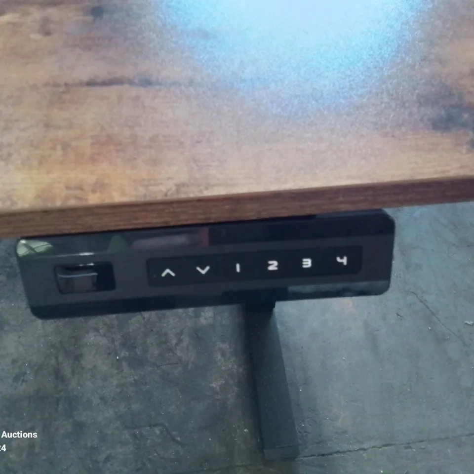 SET OF 2 ELECTRONIC HEIGHT ADJUSTABLE WORK DESKS (UNTESTED)