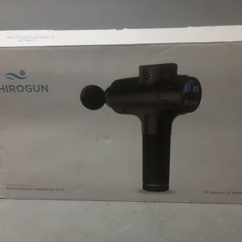 BOXED CHIROGUN PERCUSSION MASSAGE GUN