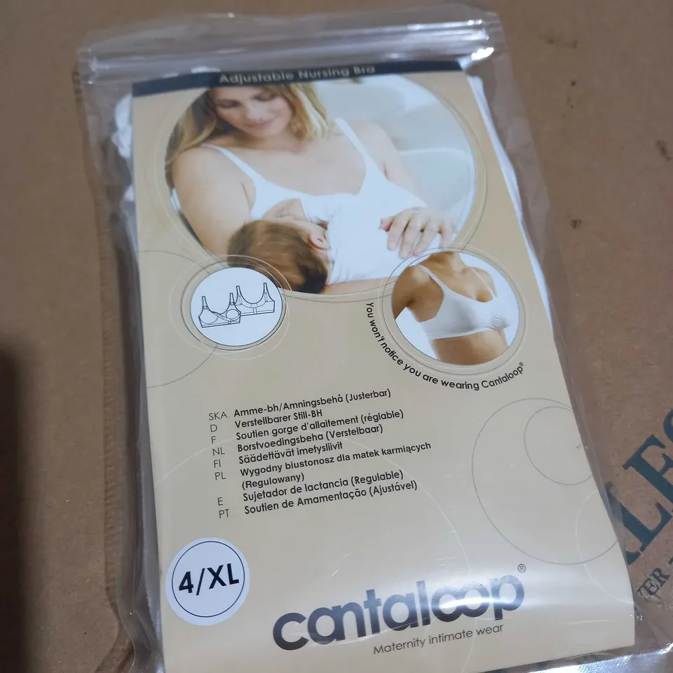 TYTEX CANTALOOP ADJUSTABLE NURSING BRA XL WHITE APPROX. 50pc