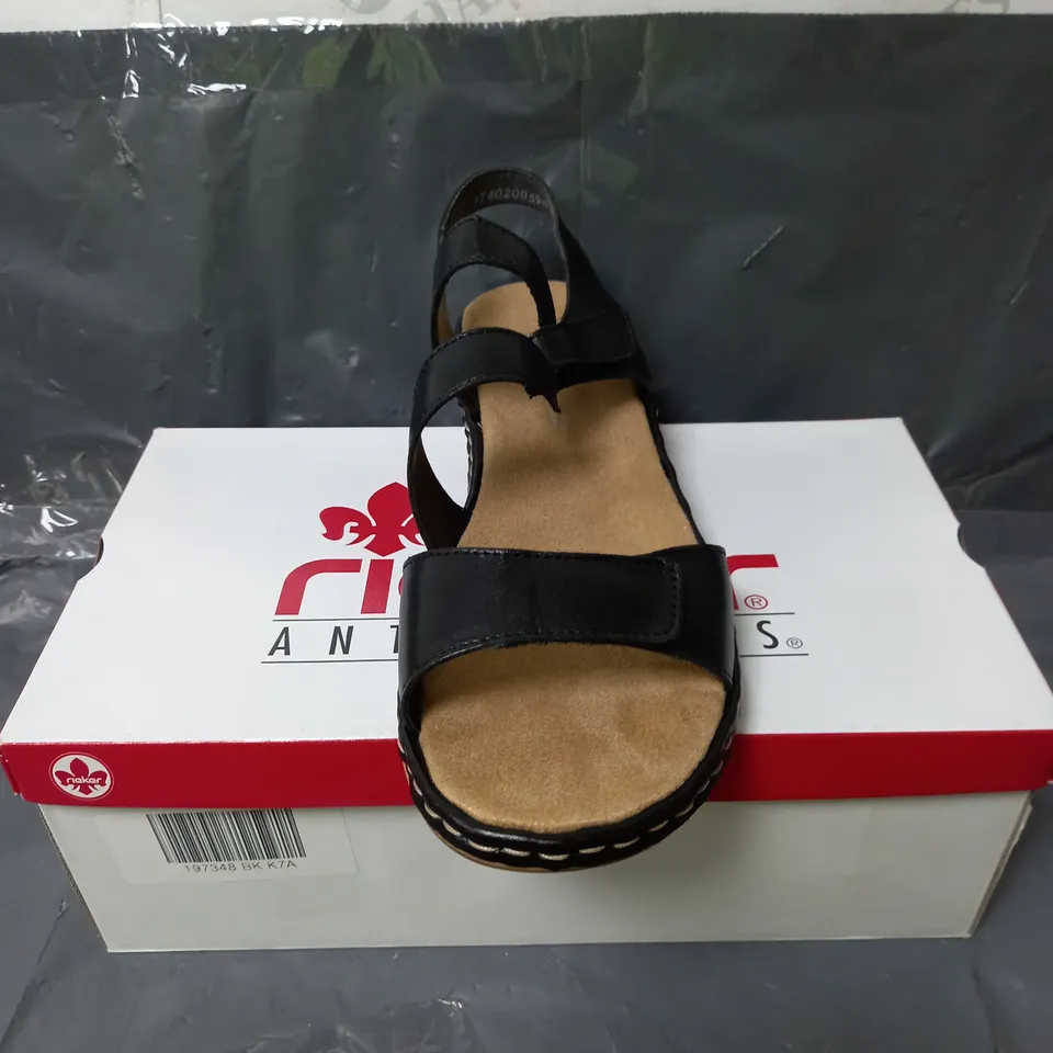 RIEKER ANTI-STRESS SANDALS BLACK SIZE EU 41