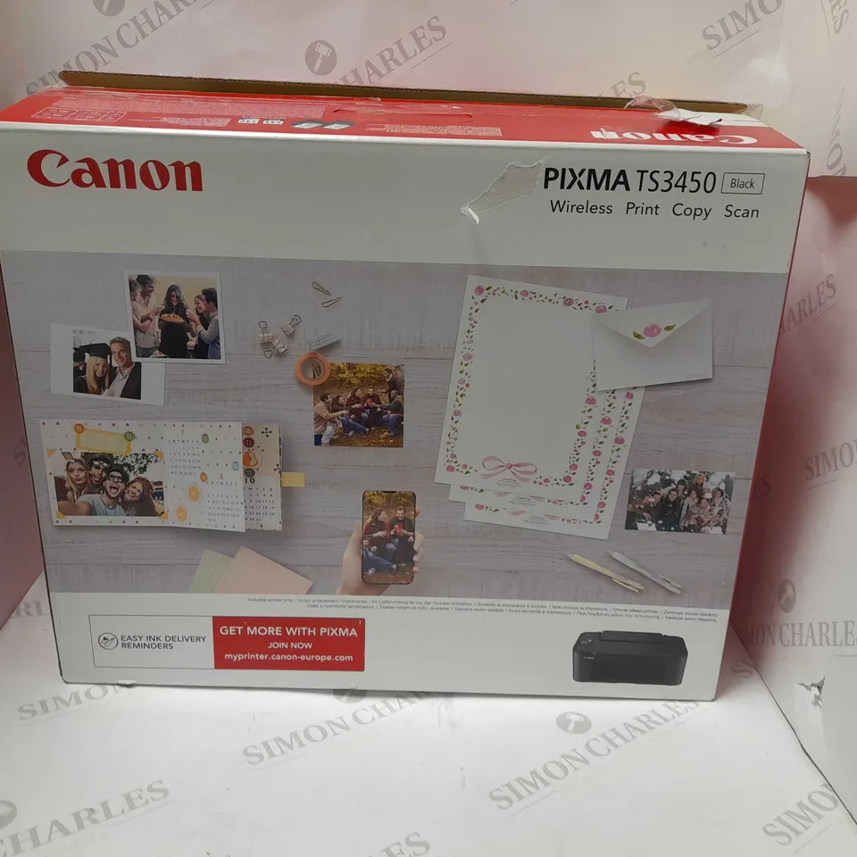 CANON PIXMA TS3450 PRINTER & SCANNER