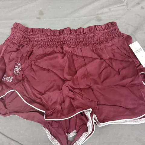 ANTHROPOLOGIE SHORTS IN WINE - M