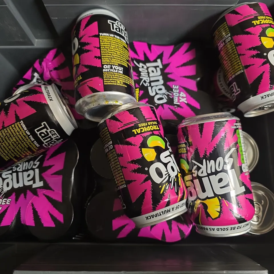 APPROXIMATELY 18 CANS OF TANGO SOURZ TROPICAL (330ML)