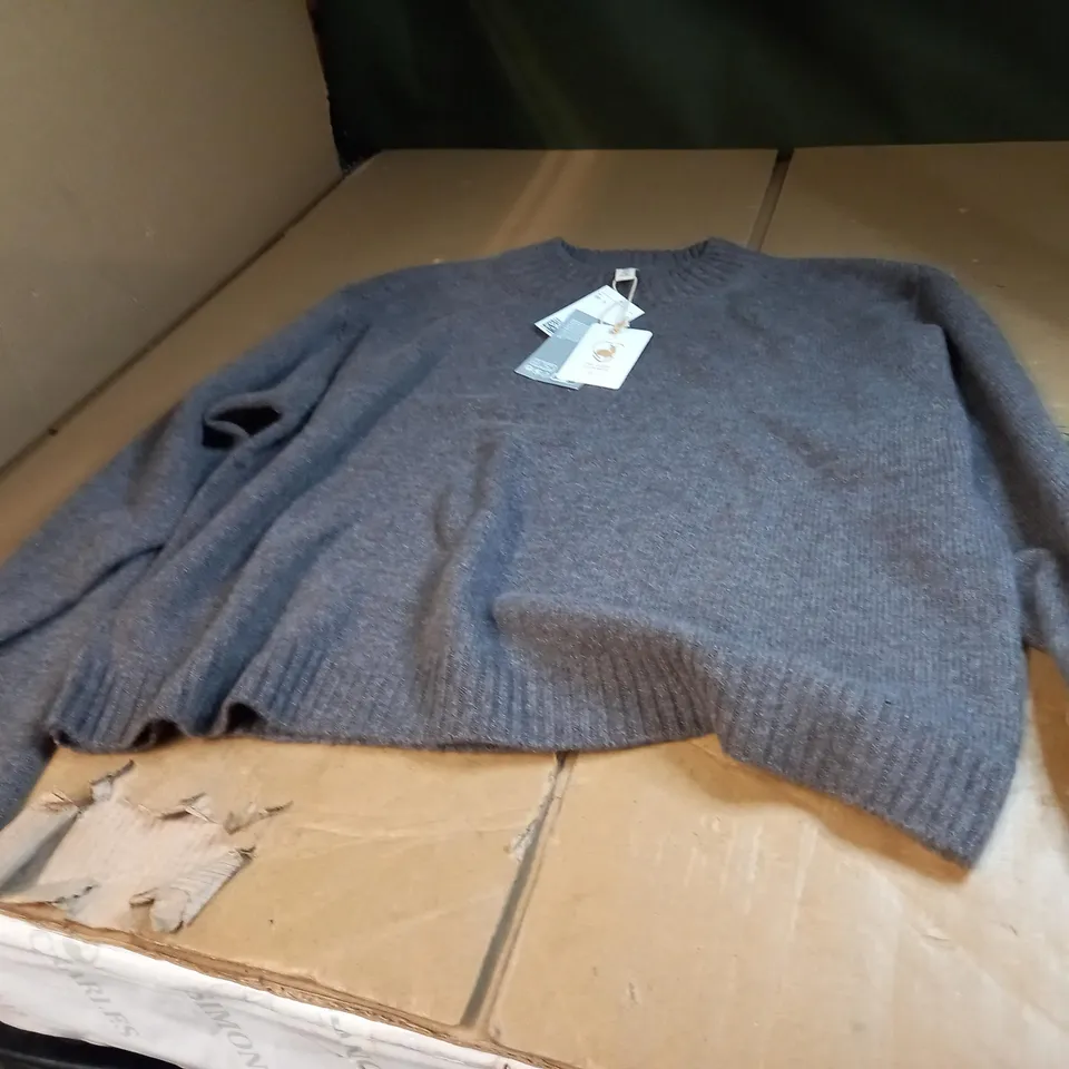 CASHMERE STYLE KNITTED JUMPER - SMALL