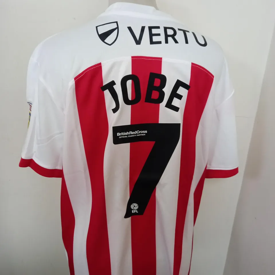SUNDERLAND FC HOME SHIRT WITH JOBE 7 SIZE M