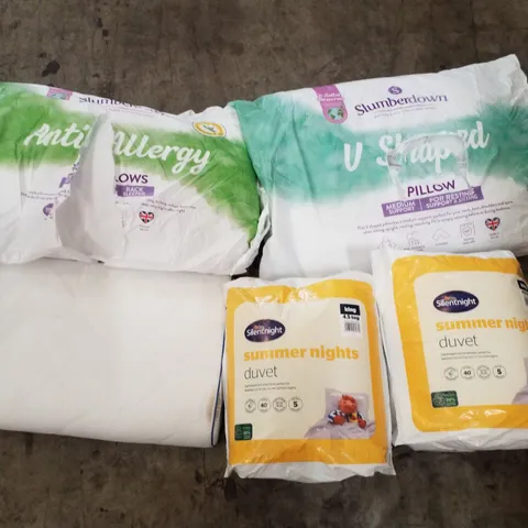 PALLET OF 2 BOXES EACH CONTAINING ASSORTED BEDDING 