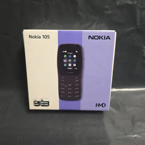 BOXED NOKIA 105 CLASSIC IN CHARCOAL - TA-1416