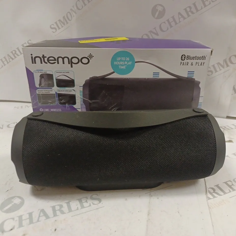 BOXED INTEMPO RECHARGEABLE BLUETOOTH STEREO SPEAKER WDS385