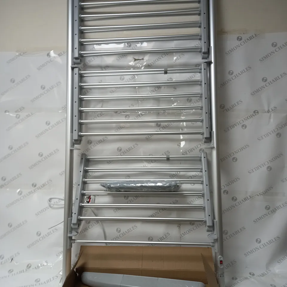 BOXED OUTLET ORGANISED OPTIONS 3 TIER HEATED AIRER WITH 21M DRYING SPACE - COLLECTION ONLY