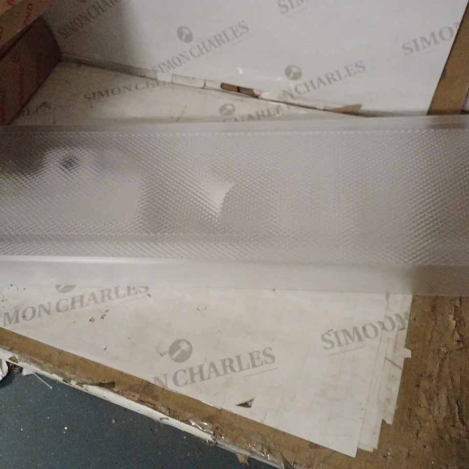 LOT OF 3 FITZGERALD 2FT TWIN FLUORESCENT DIFFUSERS
