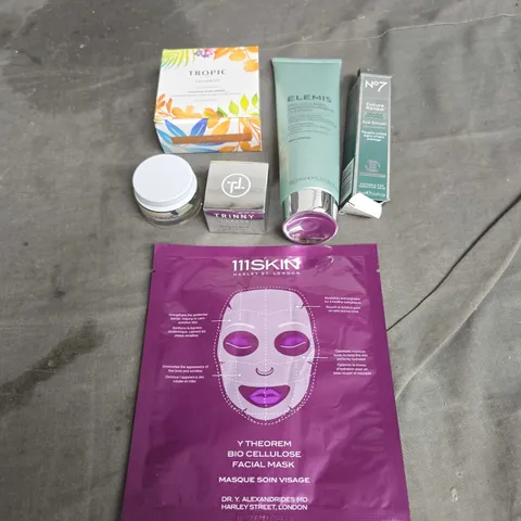 LOT OF APPROX 6 ASSORTED SKINCARE PRODUCTS TO INCLUDE - N07 FUTURE RENEW EYE SERUM - 111SKIN FACIAL MASK - CAUDALIE DARK SPOT MOISTURISER - ETC