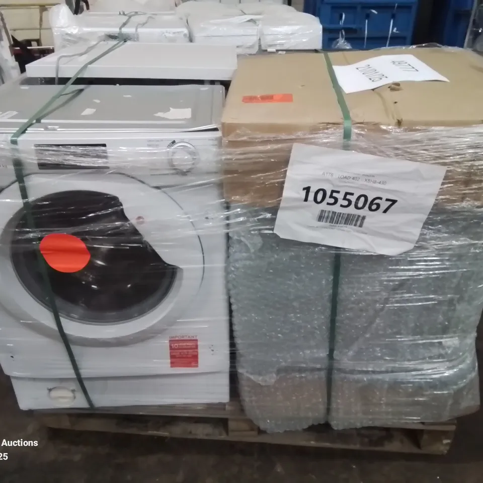 PALLET OF APPROXIMATELY 4 UNPROCESSED RAW RETURN WHITE GOODS TO INCLUDE;