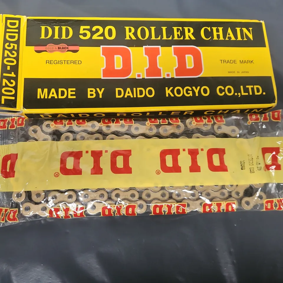 DID 520 ROLLER CHAIN - 120 LINKS (MOTORCYCLE CHAIN)